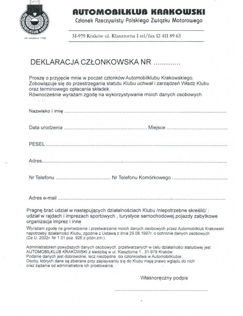 Deklaracja AK